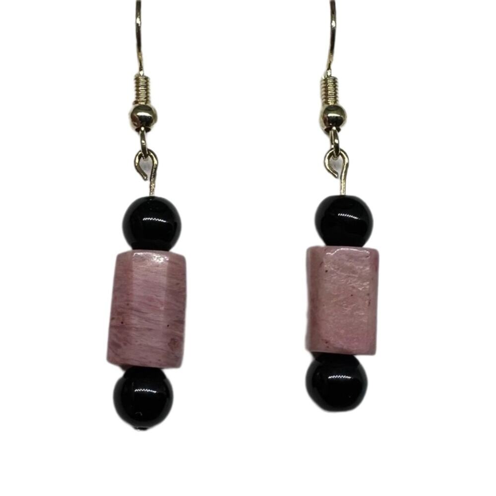 Datolite earrings gemstone handmade